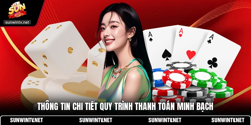 Thông tin chi tiết quy trình thanh toán minh bạch